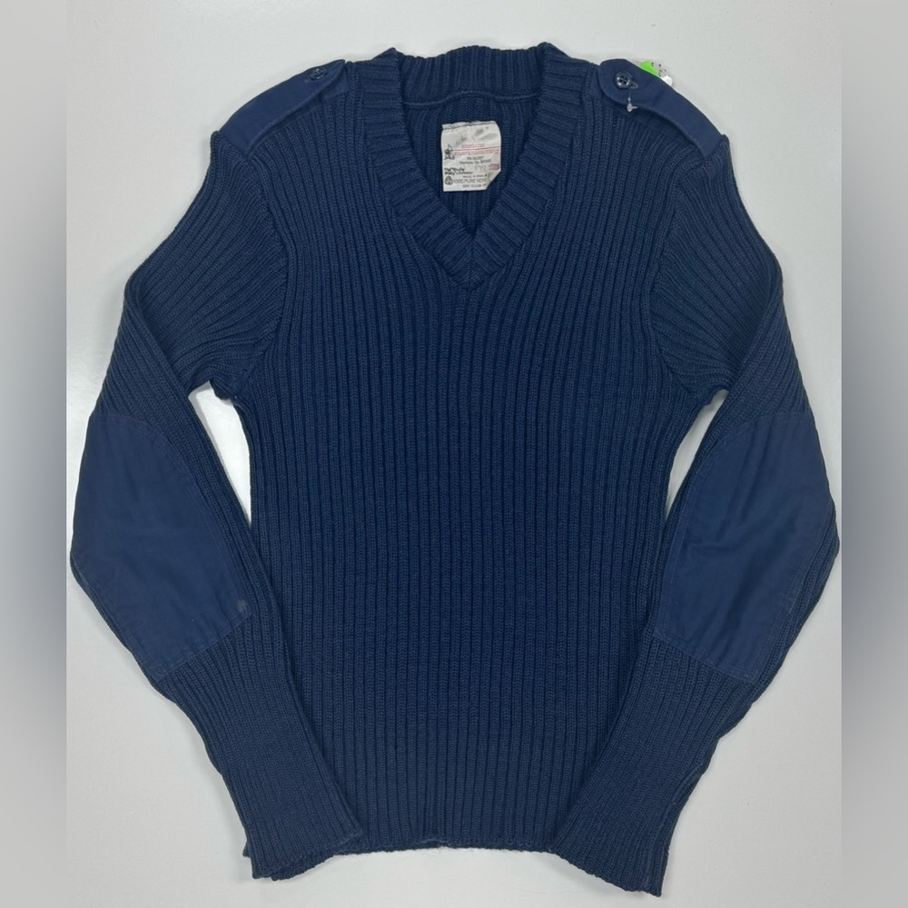 Vintage Brigade Quartermasters Woolly Pully 100% Wool Commando Sweater Sz 38
